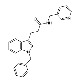 1H-Indole-3-propanamide, 1-(phenylmethyl)-N-(3-pyridinylmethyl)- CAS:796041-70-8 manufacturer & supplier