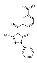 1-phenyl-3-methyl-4-(3-nitrobenzoyl)pyrazol-5-one CAS:79605-83-7 manufacturer & supplier