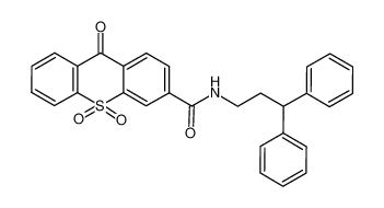 N-(3,3-diphenylpropyl)-9-oxo-9H-thioxanthene-3-carboxamide 10,10-dioxide CAS:796057-72-2 manufacturer & supplier