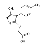 2-((5-methyl-4-(p-tolyl)-4H-1,2,4-triazol-3-yl)thio)acetic acid CAS:796067-59-9 manufacturer & supplier