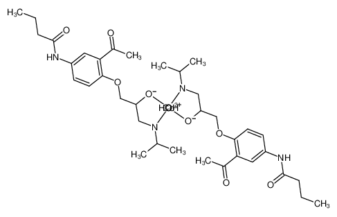 [Co(N-[3-acetyl-4-[2-hydroxy-3-[(1-methylethyl)amino]propoxy]phenyl]butanamide(-1H))2(H2O)2] CAS:796073-38-6 manufacturer & supplier