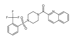 2-quinolinyl[4-[[2-(trifluoromethyl)phenyl]sulfonyl]-1-piperazinyl]methanone CAS:796096-78-1 manufacturer & supplier