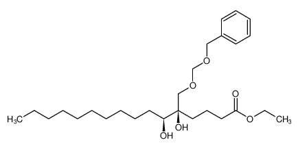 ethyl (5R,6S)-5-(((benzyloxy)methoxy)methyl)-5,6-dihydroxyhexadecanoate CAS:796105-48-1 manufacturer & supplier