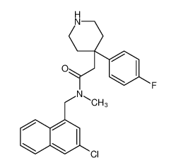 N-((3-chloronaphthalen-1-yl)methyl)-2-(4-(4-fluorophenyl)piperidin-4-yl)-N-methylacetamide CAS:796110-74-2 manufacturer & supplier