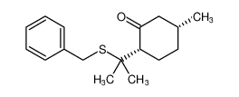 (2S,5R)-2-(2-(benzylthio)propan-2-yl)-5-methylcyclohexan-1-one CAS:79618-04-5 manufacturer & supplier