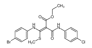 2-Ethoxycarbonyl-3-(p-bromanilino)-3-methylthio-acrylsaeure-p-chloranilid CAS:79622-28-9 manufacturer & supplier