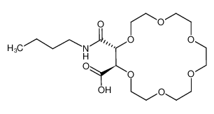 2R,3R-(+)-N-butyl-2-carboxamido-3-carboxyl-1,4,7,10,13,16-hexaoxacyclooctadecane CAS:79623-36-2 manufacturer & supplier