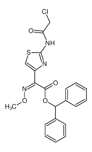 2-Choroacetamido-4-((Z)-1-methoxyimino-1-diphenylmethoxycarbonyl)methylthiazole CAS:79656-34-1 manufacturer & supplier