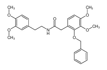 N-β-(3,4-dimethoxyphenyl)ethyl-2'-benzyloxy-3',4'-dimethoxyphenylacetamide CAS:79659-44-2 manufacturer & supplier