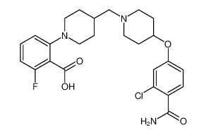 2-[4-({4-[4-(aminocarbonyl)-3-chlorophenoxy]piperidin-1-yl}methyl)piperidin-1-yl]-6-fluorobenzoic acid CAS:796598-48-6 manufacturer & supplier