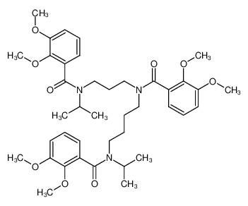 N-isopropyl-N-(3-(N-(4-(N-isopropyl-2,3-dimethoxybenzamido)butyl)-2,3-dimethoxybenzamido)propyl)-2,3-dimethoxybenzamide CAS:79664-27-0 manufacturer & supplier