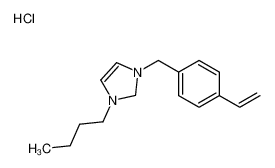 1-butyl-3-[(4-ethenylphenyl)methyl]-1,2-dihydroimidazol-1-ium,chloride CAS:796738-88-0 manufacturer & supplier