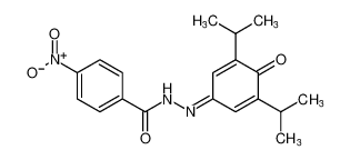 N'-(3,5-diisopropyl-4-oxocyclohexa-2,5-dien-1-ylidene)-4-nitrobenzohydrazide CAS:79676-48-5 manufacturer & supplier