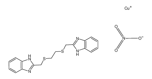 Cu(1,6-bis(2-benzimidazolyl)-2,5-dithiahexane)NO3 CAS:79682-09-0 manufacturer & supplier