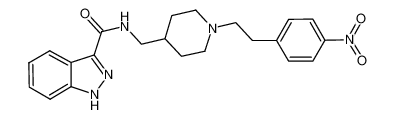 N-((1-(4-nitrophenethyl)piperidin-4-yl)methyl)-1H-indazole-3-carboxamide CAS:796847-65-9 manufacturer & supplier