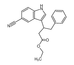 3-(5-Cyano-1H-indol-3-yl)-4-phenyl-butyric acid ethyl ester CAS:796856-69-4 manufacturer & supplier