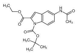 1-(1,1-dimethylethyl) 2-ethyl 5-(acetylamino)-1H-indole-1,2-dicarboxylate CAS:796870-54-7 manufacturer & supplier