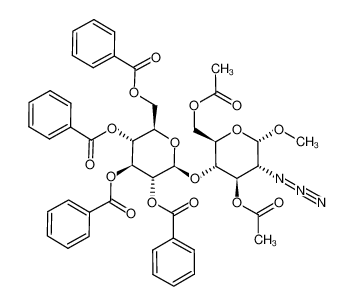 methyl 3,6-di-O-acetyl-2-azido-2-deoxy-4-O-(2,3,4,6-tetra-O-benzoyl-β-D-glucopyranosyl)-α-D-glucopyranoside CAS:796873-37-5 manufacturer & supplier