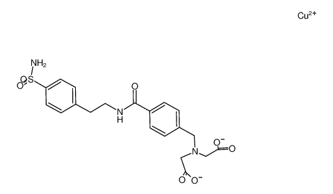 copper(II) 2,2'-((4-((4-sulfamoylphenethyl)carbamoyl)benzyl)azanediyl)diacetate CAS:796873-62-6 manufacturer & supplier