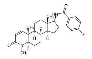 4-fluoro-N-((4aR,4bS,6aS,7S,9aS,9bS,11aR)-1,4a,6a-trimethyl-2-oxo-2,4a,4b,5,6,6a,7,8,9,9a,9b,10,11,11a-tetradecahydro-1H-indeno[5,4-f]quinolin-7-yl)benzamide CAS:796884-47-4 manufacturer & supplier