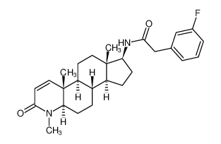 2-(3-fluorophenyl)-N-((4aR,4bS,6aS,7S,9aS,9bS,11aR)-1,4a,6a-trimethyl-2-oxo-2,4a,4b,5,6,6a,7,8,9,9a,9b,10,11,11a-tetradecahydro-1H-indeno[5,4-f]quinolin-7-yl)acetamide CAS:796884-79-2 manufacturer & supplier