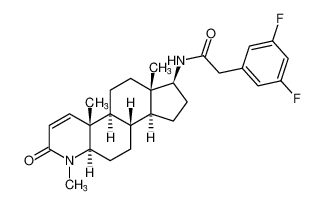 2-(3,5-difluorophenyl)-N-((4aR,4bS,6aS,7S,9aS,9bS,11aR)-1,4a,6a-trimethyl-2-oxo-2,4a,4b,5,6,6a,7,8,9,9a,9b,10,11,11a-tetradecahydro-1H-indeno[5,4-f]quinolin-7-yl)acetamide CAS:796884-84-9 manufacturer & supplier