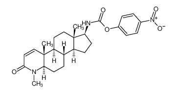 4-nitrophenyl ((4aR,4bS,6aS,7S,9aS,9bS,11aR)-1,4a,6a-trimethyl-2-oxo-2,4a,4b,5,6,6a,7,8,9,9a,9b,10,11,11a-tetradecahydro-1H-indeno[5,4-f]quinolin-7-yl)carbamate CAS:796885-25-1 manufacturer & supplier