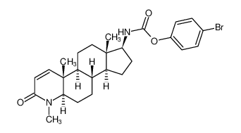 4-bromophenyl ((4aR,4bS,6aS,7S,9aS,9bS,11aR)-1,4a,6a-trimethyl-2-oxo-2,4a,4b,5,6,6a,7,8,9,9a,9b,10,11,11a-tetradecahydro-1H-indeno[5,4-f]quinolin-7-yl)carbamate CAS:796885-29-5 manufacturer & supplier