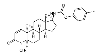 4-fluorophenyl ((4aR,4bS,6aS,7S,9aS,9bS,11aR)-1,4a,6a-trimethyl-2-oxo-2,4a,4b,5,6,6a,7,8,9,9a,9b,10,11,11a-tetradecahydro-1H-indeno[5,4-f]quinolin-7-yl)carbamate CAS:796885-31-9 manufacturer & supplier