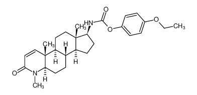 4-ethoxyphenyl ((4aR,4bS,6aS,7S,9aS,9bS,11aR)-1,4a,6a-trimethyl-2-oxo-2,4a,4b,5,6,6a,7,8,9,9a,9b,10,11,11a-tetradecahydro-1H-indeno[5,4-f]quinolin-7-yl)carbamate CAS:796885-55-7 manufacturer & supplier