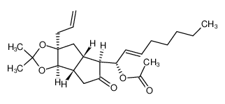 (1S,2R,3S,5S,6S)-6-[(1S,2E)-1-acetoxy-2-octenyl]-3-allyl-2,3-isopropylidenedioxybicyclo[3.3.0]octan-7-one CAS:796887-51-9 manufacturer & supplier