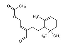 (2E)-3-formyl-5-(2',6',6'-trimethylcyclohex-2'-enyl)pent-2-enyl acetate CAS:79689-23-9 manufacturer & supplier