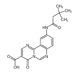 4-oxo-10-(3,3-dimethylbutyramido)-4H-pyrimido[1,2-c]quinazoline-3-carboxylic acid CAS:79690-45-2 manufacturer & supplier