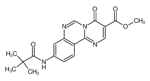 methyl 4-oxo-9-pivalamido-4H-pyrimido[1,2-C]quinazoline-3-carboxylate CAS:79690-63-4 manufacturer & supplier