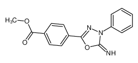 4-(5-Imino-4-phenyl-4,5-dihydro-[1,3,4]oxadiazol-2-yl)-benzoic acid methyl ester CAS:79696-75-6 manufacturer & supplier