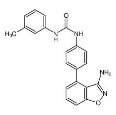 Urea, N-[4-(3-amino-1,2-benzisoxazol-4-yl)phenyl]-N'-(3-methylphenyl)- CAS:796969-14-7 manufacturer & supplier