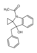 1'-acetyl-3'-benzyl-2',3'-dihydrospiro(cyclopropane-1,2'-(2H)indol)-3'-ol CAS:79697-22-6 manufacturer & supplier