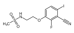 Methanesulfonamide, N-[2-(3-cyano-2-fluoro-4-iodophenoxy)ethyl]- CAS:796970-53-1 manufacturer & supplier