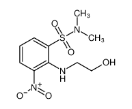 Benzenesulfonamide, 2-[(2-hydroxyethyl)amino]-N,N-dimethyl-3-nitro- CAS:796972-87-7 manufacturer & supplier