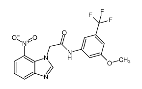 N-(3-methoxy-5-(trifluoromethyl)phenyl)-2-(7-nitro-1H-benzo[d]imidazol-1-yl)acetamide CAS:796973-09-6 manufacturer & supplier