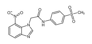 1H-Benzimidazole-1-acetamide, N-[4-(methylsulfonyl)phenyl]-7-nitro- CAS:796973-40-5 manufacturer & supplier