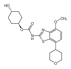 (1r,4r)-4-hydroxycyclohexyl (4-methoxy-7-(tetrahydro-2H-pyran-4-yl)benzo[d]thiazol-2-yl)carbamate CAS:797032-94-1 manufacturer & supplier