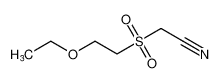 Acetonitrile, [(2-ethoxyethyl)sulfonyl]- CAS:797036-37-4 manufacturer & supplier