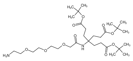 4-(2-{2-[2-(2-Amino-ethoxy)-ethoxy]-ethoxy}-acetylamino)-4-(2-tert-butoxycarbonyl-ethyl)-heptanedioic acid di-tert-butyl ester CAS:797037-53-7 manufacturer & supplier