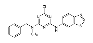 N-(benzothiazol-6-yl)-6-chloro-N'-(benzyl-methyl-amino)-[1,3,5]-triazin-2,4-diamine CAS:797039-39-5 manufacturer & supplier