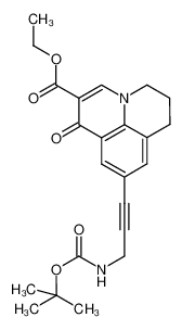 ethyl 9-(3-tert-butoxycarbonylamino-prop-1-ynyl)-1-oxo-6,7-dihydro-1H,5H-pyrido[3,2,1-ij]quinoline-2-carboxylate CAS:797042-11-6 manufacturer & supplier