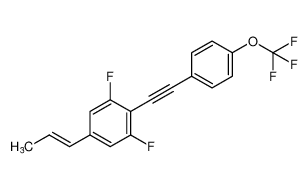 (E)-1,3-difluoro-5-(prop-1-en-1-yl)-2-((4-(trifluoromethoxy)phenyl)ethynyl)benzene CAS:797047-58-6 manufacturer & supplier