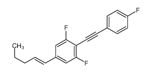 1,3-difluoro-2-[2-(4-fluorophenyl)ethynyl]-5-pent-1-enylbenzene CAS:797047-65-5 manufacturer & supplier