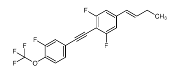 (E)-5-(but-1-en-1-yl)-1,3-difluoro-2-((3-fluoro-4-(trifluoromethoxy)phenyl)ethynyl)benzene CAS:797048-05-6 manufacturer & supplier