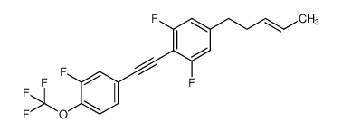 (E)-1,3-difluoro-2-((3-fluoro-4-(trifluoromethoxy)phenyl)ethynyl)-5-(pent-3-en-1-yl)benzene CAS:797048-23-8 manufacturer & supplier